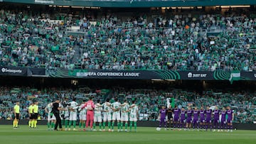 Panorámica del Benito Villamarín durante el Betis - Fiorentina.