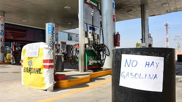 Mexicanos reportan desabasto de gasolina en varias estaciones de CDMX, Edomex, Chiapas y NL.