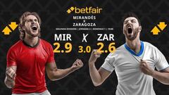 CD Mirandés vs. Real Zaragoza: horario, dónde ver, pronósticos y clasificación