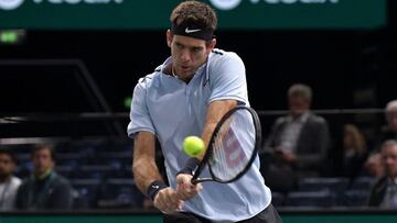 Del Potro no pasó apremios en su debut frente a Chardy