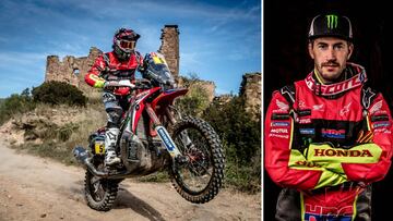 Joan Barreda, piloto de Honda en el Dakar 2018.