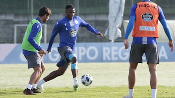 Uche ya se entrena en Abegondo