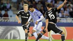 La Real Sociedad vuelve a Europa con una goleada histórica; Vela jugó los 90'