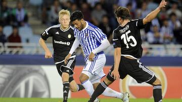 La Real Sociedad vuelve a Europa con una goleada histórica; Vela jugó los 90'