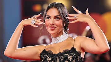 Georgina Rodríguez asiste al Premio Filming Italy Venice, durante el 82º Festival Internacional de Cine de Venecia.