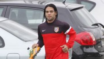 Radamel Falcao en el Cerro del Espino.