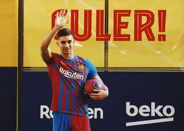 Presentación de Ferrán Torres como nuevo jugador del FC Barcelona.