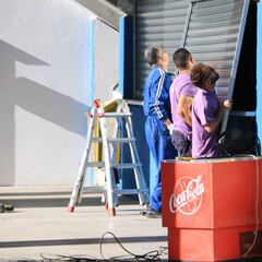 Butarque y un verano sin obras: la ‘Spidercam’, única novedad