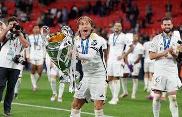 Modric sostiene la Decimoquinta, en Wembley.