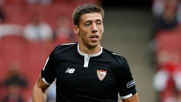 Lenglet con el Sevilla.