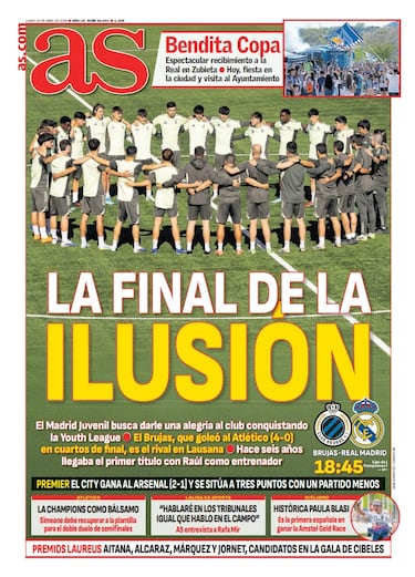 Las portadas de AS de abril