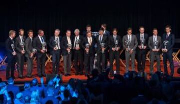 Rafael Nadal, Roger Federer, Bjorn Börg, John McEnroe, Carlos Moyá.... recibieron un homenaje de la ATP en el aniversario número cuarenta de la organización