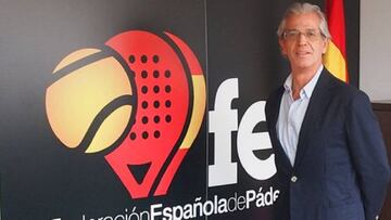 El presidente de la Federación Española de Pádel Ramón Morcillo
