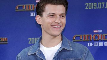 Tom Holland en conferencia de prensa para &#039;Spider-Man: Far From Home&#039; en Seoul, South Korea. Julio 01, 2019.