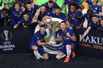 El Chelsea campeón de la Europa League. 