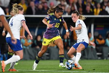 Inglaterra vence a Colombia en cuartos del Mundial Femenino