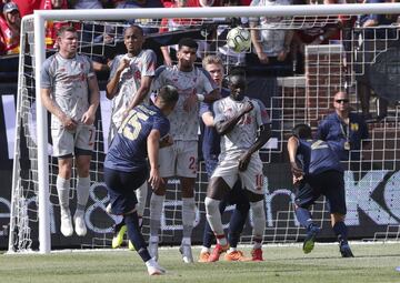 La victoria del Liverpool al Manchester United en imágenes