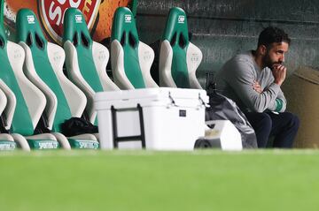 Rúben Amorim, en el banquillo del José Alvalade en el último partido con el Sporting.
