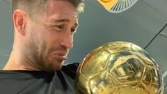 Ramos gets his hands on Modric's Ballon d'Or: "Where's mine?"