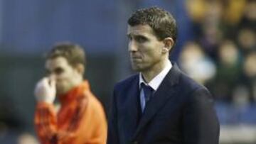 El entrenador del Osasuna, Javi Gracia.