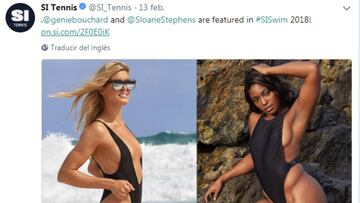 Miami quiere invitar al dobles a Bouchard y Stephens tras posar para Sports Illustrated