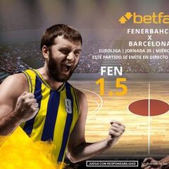 Fenerbahce Beko vs. Barça Basket: horario, TV, estadísticas, clasificación y pronósticos