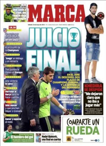 Portadas de la prensa deportiva