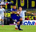 Durísimo planchazo de Herrera sobre Tevez que pudo lesionar al jugador de Boca