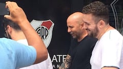 Sampaoli observó el trabajo de River y se reunió con Gallardo