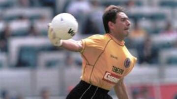 Samuel Máñez defendió la portería del Veracruz en los torneos de Verano y Apertura 2002.