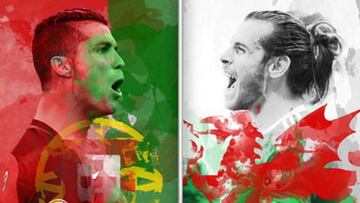 Las semifinales de la Eurocopa enfrentan a Portugal Vs Gales y a Cristiano Ronaldo Vs Gareth Bale. &iquest;A qu&eacute; jugador prefieren las redes sociales?  Twitter