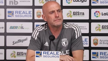 Julián Calero, entrenador del Burgos.