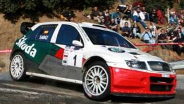 <strong>EL REGRESO.</strong> Carlos Sainz y Luis Moya volvieron a compartir auto en el madrileño Rally de Shalymar.