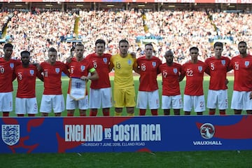 Siempre elegante pero imponente el uniforme de los ingleses. ¿Llegarán lejos en Rusia?