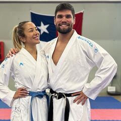 Es rostro de la TV chilena y así celebró el oro de su pololo: “Todavía estoy tiritando”