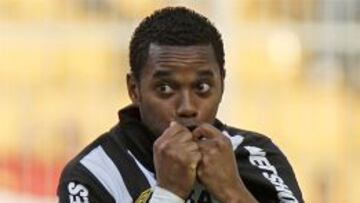 Robinho en su etapa en el Santos.