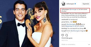Sofía Vergara transforma una crítica en una felicitación