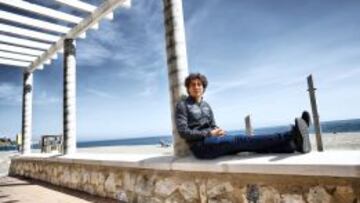 21/03/16 MALAGA CF Memo Ochoa, posando para AS en Benalmádena.