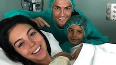 Georgina and Cristiano Ronaldo celebrate the birth of Alana Martina