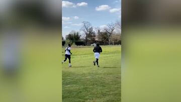 Se filtran más imagenes de Mourinho entrenando a Davinson