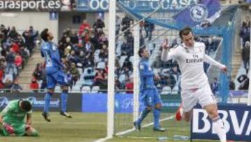 Gareth Bale anot&oacute; un gol en Getafe.