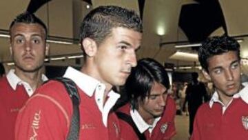 La cantera al poder. De izquierda a derecha, Cala, Javi Varas. David Prieto y Jesús Navas.