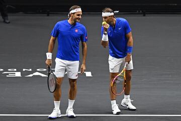 Roger Federer y Rafa nadal.