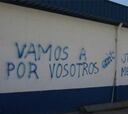 Aparecen pintadas contra los jugadores en las instalaciones del Alavés