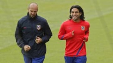 Falcao, con Pitillas.