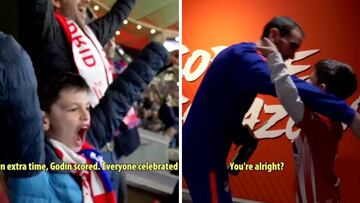 De obligado visionado, atléticos: así cantó Manu el gol de Godín