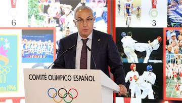 Alejandro Blasnco, presidente del COE, estuvo en el acto.
