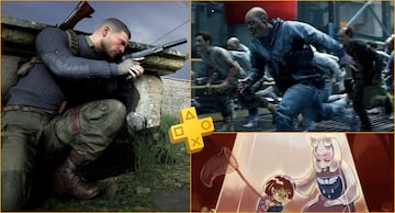 juegos ps plus julio 2023 ps4 ps5 juegos gratis sniper elite 5 world war z sony playstation plus ps store psn ps plus clasicos extra premium