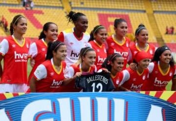 El fútbol femenino debuta en El Campín con triunfo de Santa Fe