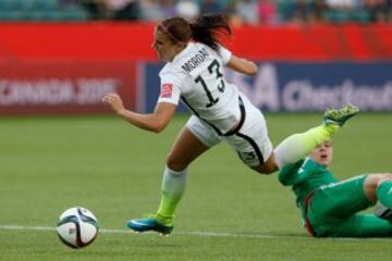 Alex Morgan genera suspiros y aplausos dentro y fuera de las canchas.